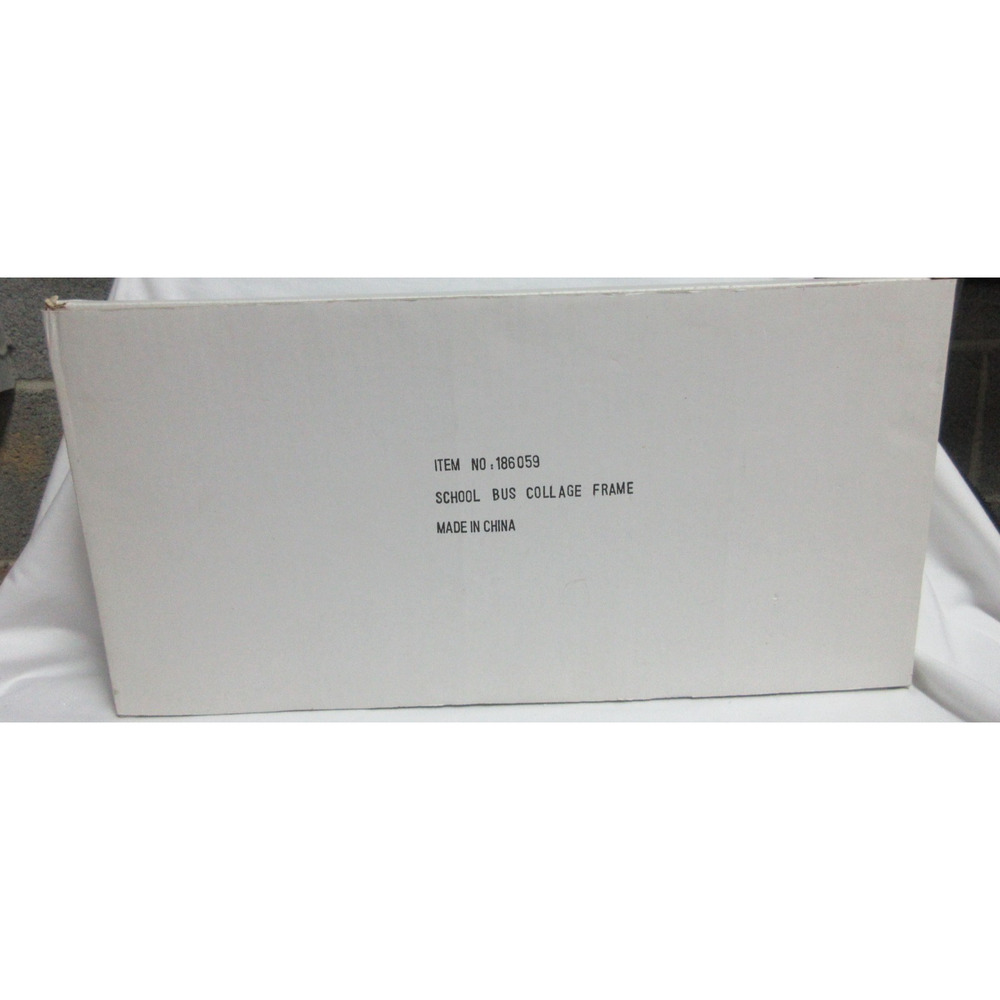 VTG School Years Yellow Plastic Bus Picture Frame Photos 1st thru 12th grade New - Picture 8 of 9
